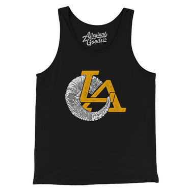 LA Ram Horn Men/Unisex Tank Top-Allegiant Goods Co. Vintage Sports Apparel