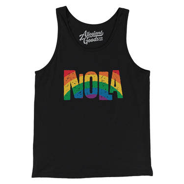 New Orleans Louisiana Pride Men/Unisex Tank Top-Allegiant Goods Co. Vintage Sports Apparel