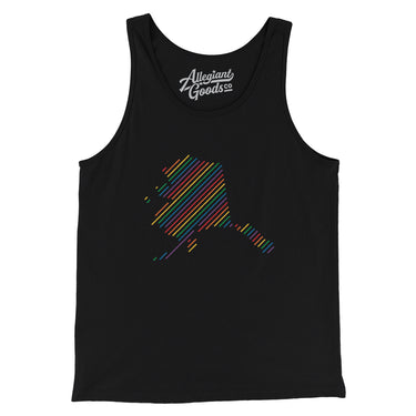 Alaska Pride State Men/Unisex Tank Top-Allegiant Goods Co. Vintage Sports Apparel