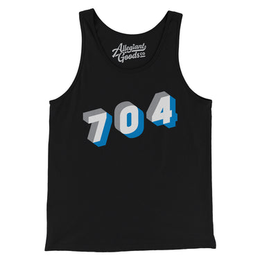 Charlotte 704 Area Code Men/Unisex Tank Top-Allegiant Goods Co. Vintage Sports Apparel