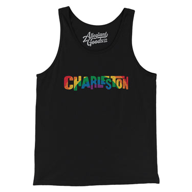 Charleston South Carolina Pride Men/Unisex Tank Top-Allegiant Goods Co. Vintage Sports Apparel