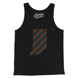 Indiana Pride State Men/Unisex Tank Top-Allegiant Goods Co. Vintage Sports Apparel