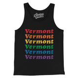 Vermont Pride Men/Unisex Tank Top-Allegiant Goods Co. Vintage Sports Apparel