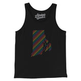 Rhode Island Pride State Men/Unisex Tank Top-Allegiant Goods Co. Vintage Sports Apparel
