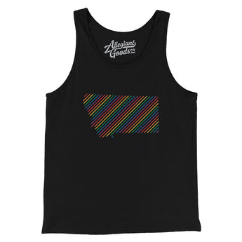 Montana Pride State Men/Unisex Tank Top-Allegiant Goods Co. Vintage Sports Apparel