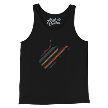 West Virginia Pride State Men/Unisex Tank Top-Allegiant Goods Co. Vintage Sports Apparel