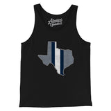 Texas Helmet Stripes Men/Unisex Tank Top-Allegiant Goods Co. Vintage Sports Apparel