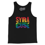 Syracuse New York Pride Men/Unisex Tank Top-Allegiant Goods Co. Vintage Sports Apparel