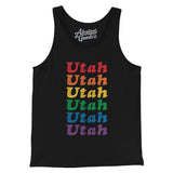 Utah Pride Men/Unisex Tank Top-Allegiant Goods Co. Vintage Sports Apparel