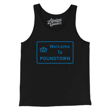 Welcome To Poundtown Men/Unisex Tank Top-Allegiant Goods Co. Vintage Sports Apparel