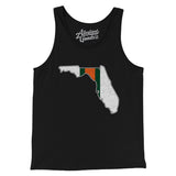Florida Helmet Stripes Men/Unisex Tank Top-Allegiant Goods Co. Vintage Sports Apparel