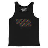 Nebraska Pride State Men/Unisex Tank Top-Allegiant Goods Co. Vintage Sports Apparel