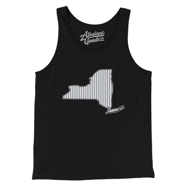 New York Pinstripes Men/Unisex Tank Top-Allegiant Goods Co. Vintage Sports Apparel