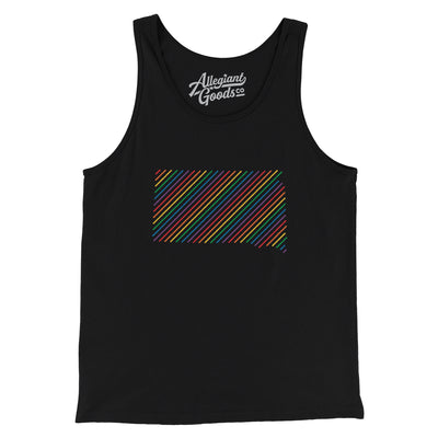 South Dakota Pride State Men/Unisex Tank Top-Black-Allegiant Goods Co. Vintage Sports Apparel