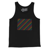 Wyoming Pride State Men/Unisex Tank Top-Allegiant Goods Co. Vintage Sports Apparel
