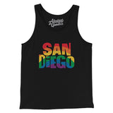 San Diego California Pride Men/Unisex Tank Top-Allegiant Goods Co. Vintage Sports Apparel