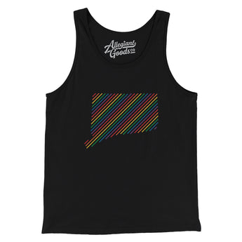 Connecticut Pride State Men/Unisex Tank Top-Allegiant Goods Co. Vintage Sports Apparel