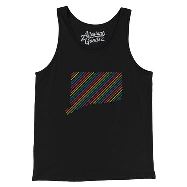 Connecticut Pride State Men/Unisex Tank Top-Allegiant Goods Co. Vintage Sports Apparel