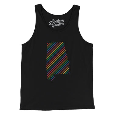 Alabama Pride State Men/Unisex Tank Top-Allegiant Goods Co. Vintage Sports Apparel