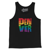 Denver Colorado Pride Men/Unisex Tank Top-Allegiant Goods Co. Vintage Sports Apparel