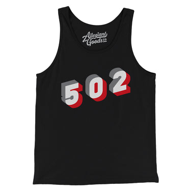 Louisville 502 Area Code Men/Unisex Tank Top-Allegiant Goods Co. Vintage Sports Apparel