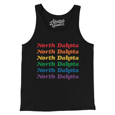 North Dakota Pride Men/Unisex Tank Top-Allegiant Goods Co. Vintage Sports Apparel
