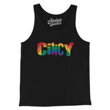 Cincinnati Ohio Pride Men/Unisex Tank Top-Allegiant Goods Co. Vintage Sports Apparel