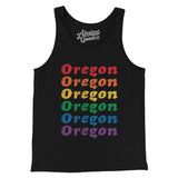 Oregon Pride Men/Unisex Tank Top-Allegiant Goods Co. Vintage Sports Apparel