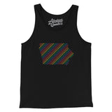 Iowa Pride State Men/Unisex Tank Top-Allegiant Goods Co. Vintage Sports Apparel