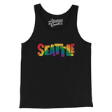 Seattle Washington Pride Men/Unisex Tank Top-Allegiant Goods Co. Vintage Sports Apparel