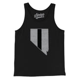 Nevada Helmet Stripe Men/Unisex Tank Top-Allegiant Goods Co. Vintage Sports Apparel
