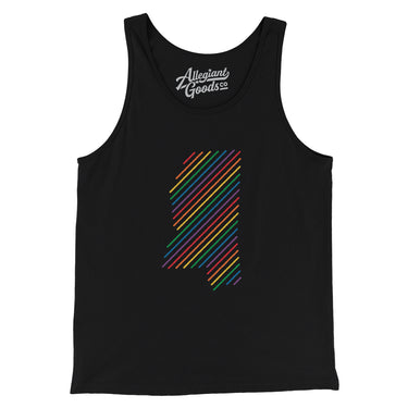 Mississippi Pride State Men/Unisex Tank Top-Allegiant Goods Co. Vintage Sports Apparel