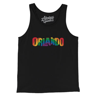 Orlando Florida Pride Men/Unisex Tank Top-Allegiant Goods Co. Vintage Sports Apparel