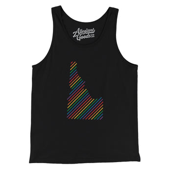 Idaho Pride State Men/Unisex Tank Top-Allegiant Goods Co. Vintage Sports Apparel