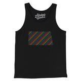North Dakota Pride State Men/Unisex Tank Top-Allegiant Goods Co. Vintage Sports Apparel