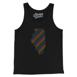 Illinois Pride State Men/Unisex Tank Top-Allegiant Goods Co. Vintage Sports Apparel