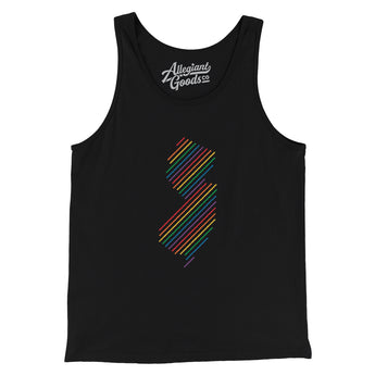 New Jersey Pride State Men/Unisex Tank Top-Allegiant Goods Co. Vintage Sports Apparel