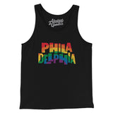 Philadelphia Pennsylvania Pride Men/Unisex Tank Top-Black-Allegiant Goods Co. Vintage Sports Apparel