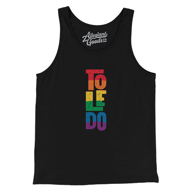 Toledo Ohio Pride Men/Unisex Tank Top-Allegiant Goods Co. Vintage Sports Apparel