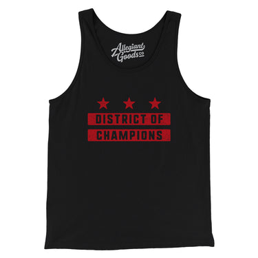 District Of Champions Men/Unisex Tank Top-Allegiant Goods Co. Vintage Sports Apparel
