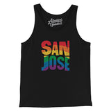 San Jose California Pride Men/Unisex Tank Top-Allegiant Goods Co. Vintage Sports Apparel