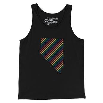 Nevada Pride State Men/Unisex Tank Top-Allegiant Goods Co. Vintage Sports Apparel