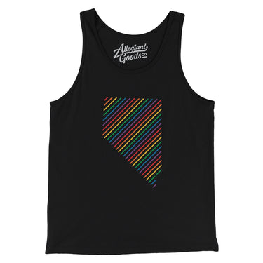 Nevada Pride State Men/Unisex Tank Top-Allegiant Goods Co. Vintage Sports Apparel