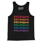Michigan Pride Men/Unisex Tank Top-Allegiant Goods Co. Vintage Sports Apparel