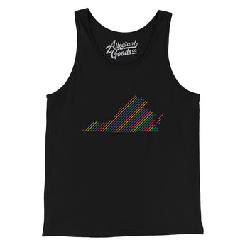 Virginia Pride State Men/Unisex Tank Top-Allegiant Goods Co. Vintage Sports Apparel