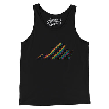 Virginia Pride State Men/Unisex Tank Top-Allegiant Goods Co. Vintage Sports Apparel