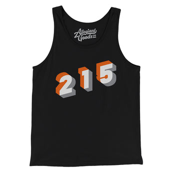 Philadelphia 215 Area Code Men/Unisex Tank Top-Allegiant Goods Co. Vintage Sports Apparel