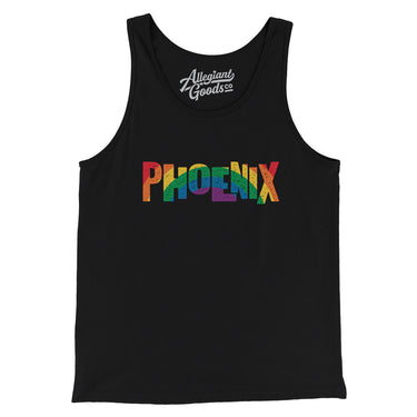 Phoenix Arizona Pride Men/Unisex Tank Top-Allegiant Goods Co. Vintage Sports Apparel