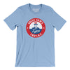 Troy Uncle Sam's Trojans Hockey Men/Unisex T-Shirt-Baby Blue-Allegiant Goods Co. Vintage Sports Apparel