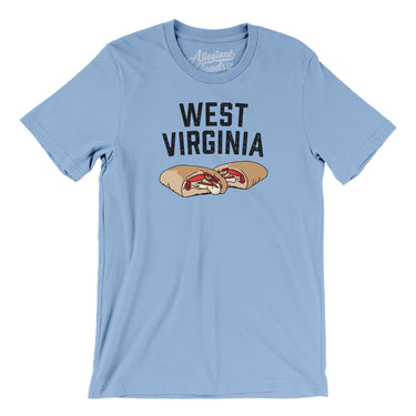 West Virginia Pepperoni Roll Men/Unisex T-Shirt-Allegiant Goods Co. Vintage Sports Apparel